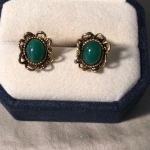 Earrings green torquier